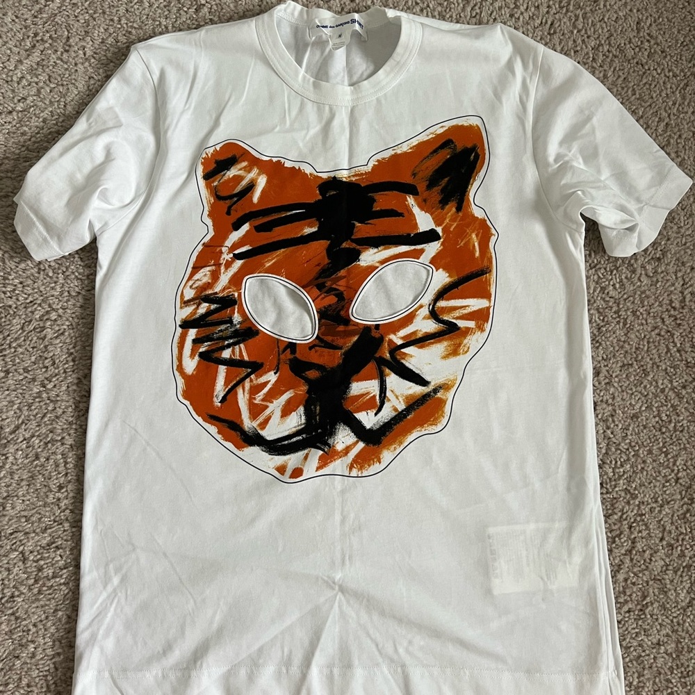NWOT Comme des Garçon Shirt Tiger tee